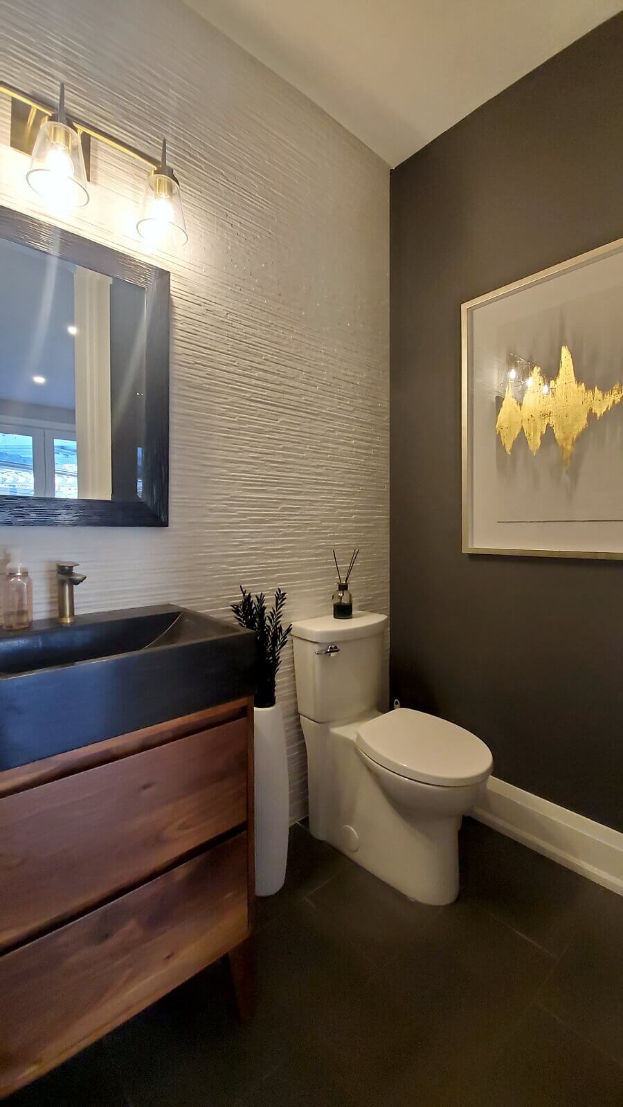 Main floor powder room